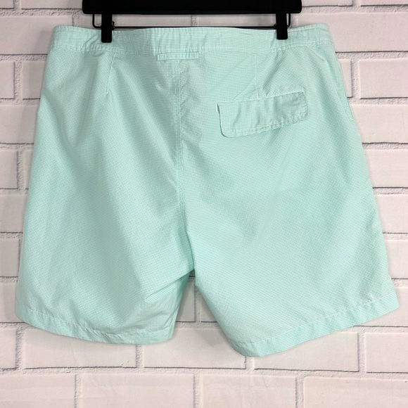 Onia Men’s Calder Mid-Length Gingham Swim Trunks size 38 - Picture 5 of 8